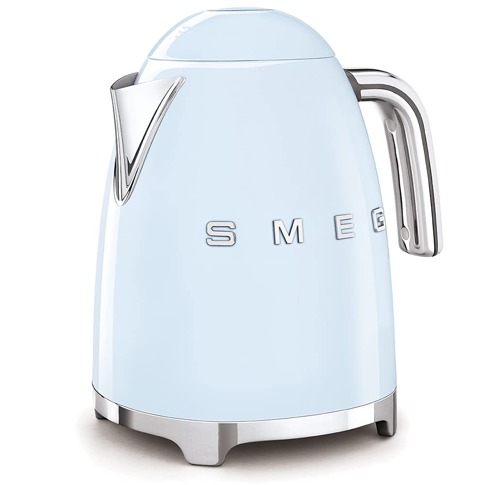 Smeg KLF03PBUS pastel blue water indicator highlights precise boil readiness