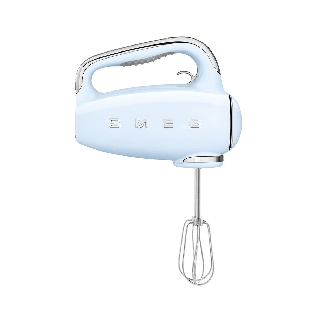 Smeg pastel blue hand mixer turbo mode for quick mixing tasks