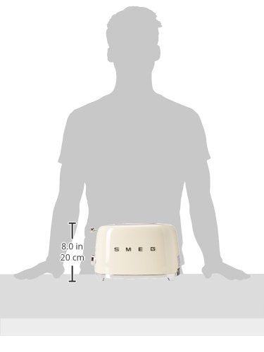 Smeg TSF01 chrome knob with Reheat, Defrost, Bagel, Cancel controls