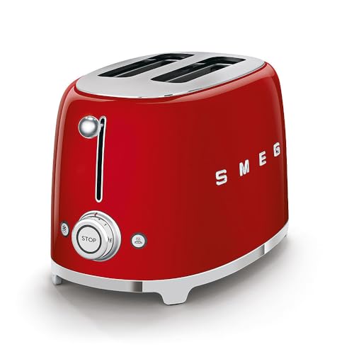 Smeg TSF01RDUS backlit knob enables Reheat and Defrost presets.