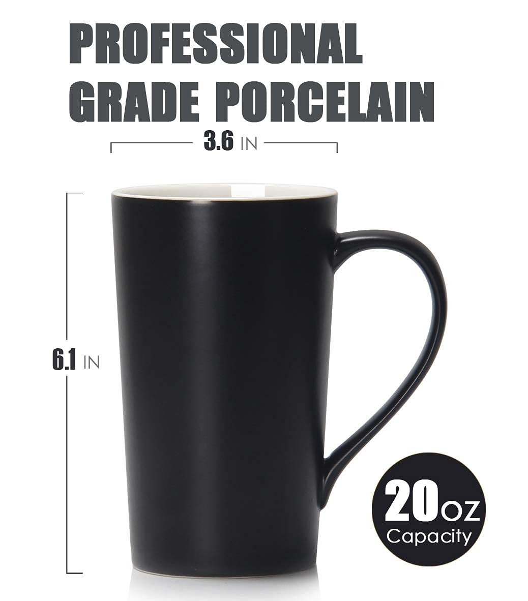 Smilatte 20oz mug handle provides a comfortable grip for daily use