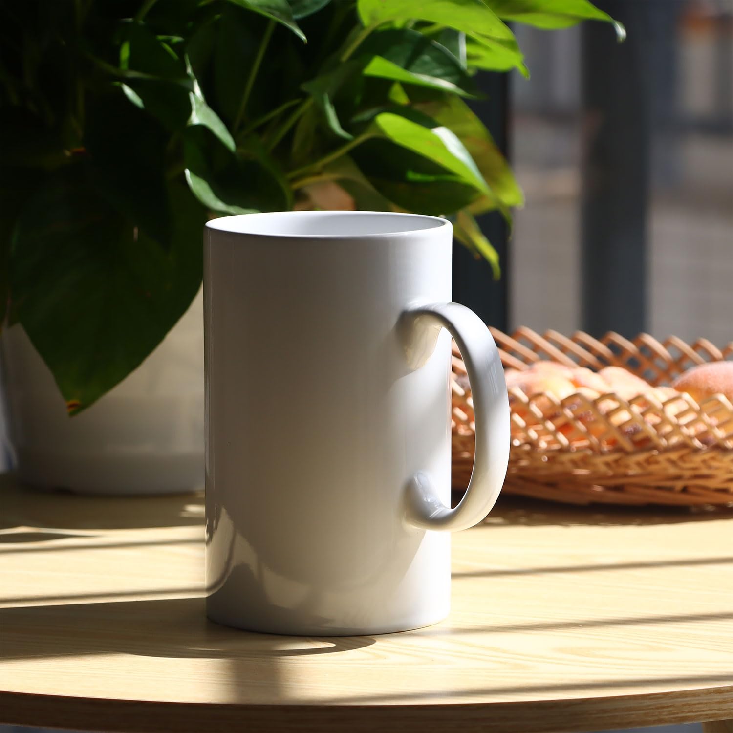 Smilatte 28oz porcelain mug for daily kitchen use
