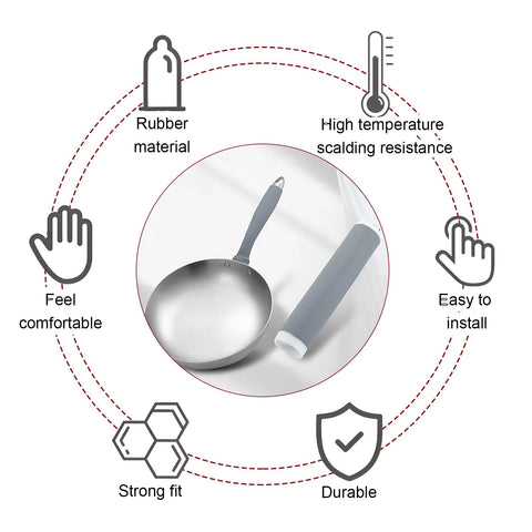 Smilelife handle sleeve offers non-slip grip during cooking