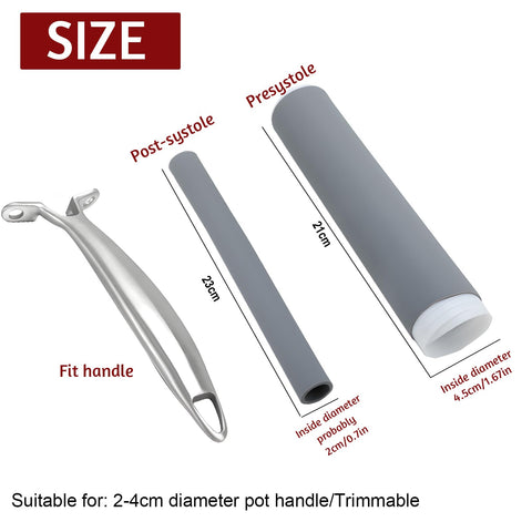 Smilelife handle sleeve demonstrates auto pull-out design fitting various pot shapes