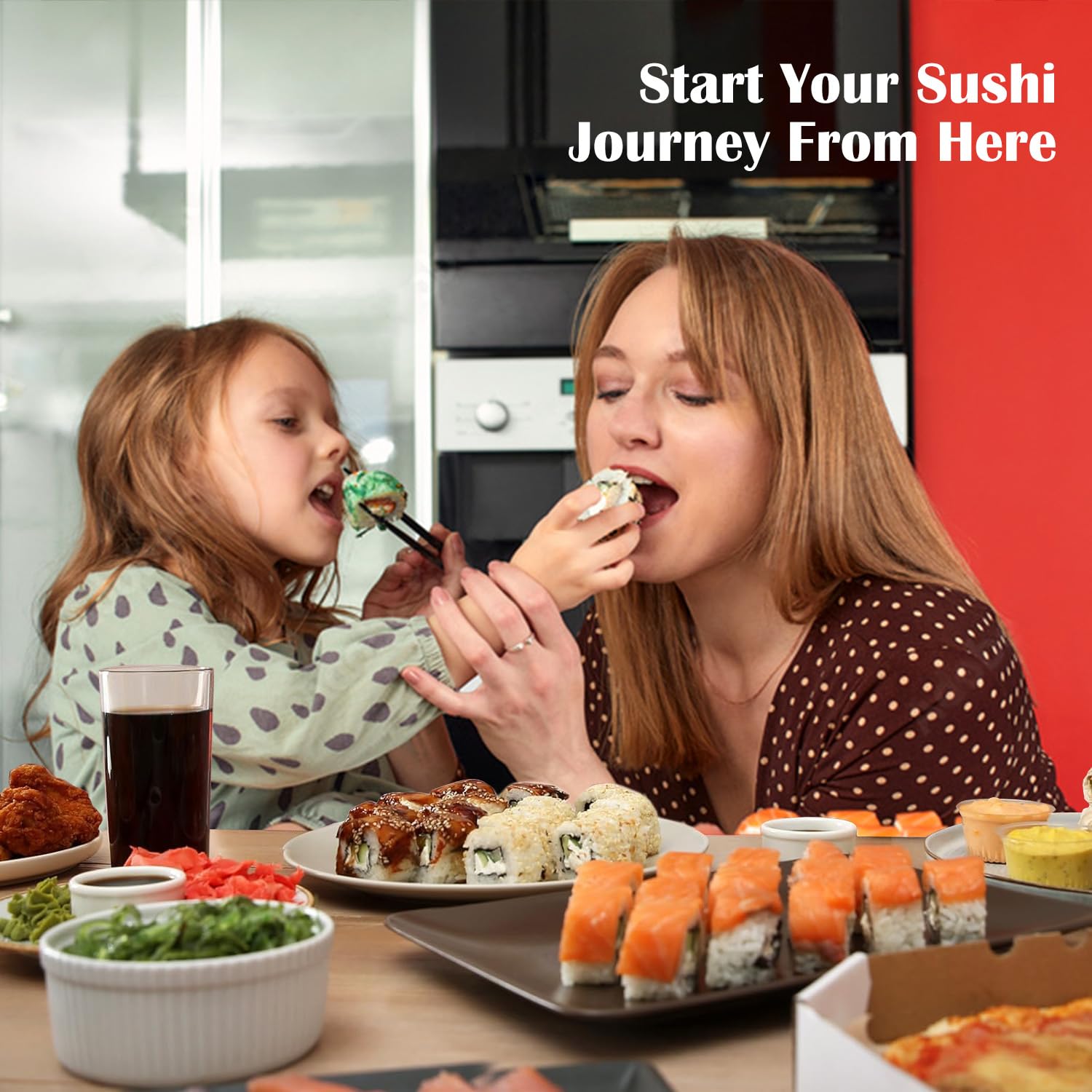 SmileTools kids-friendly sushi making kit is safe and fun for family activity.