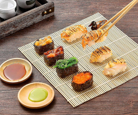 SmileTools sushi spreader helps position fillings for neat rolls