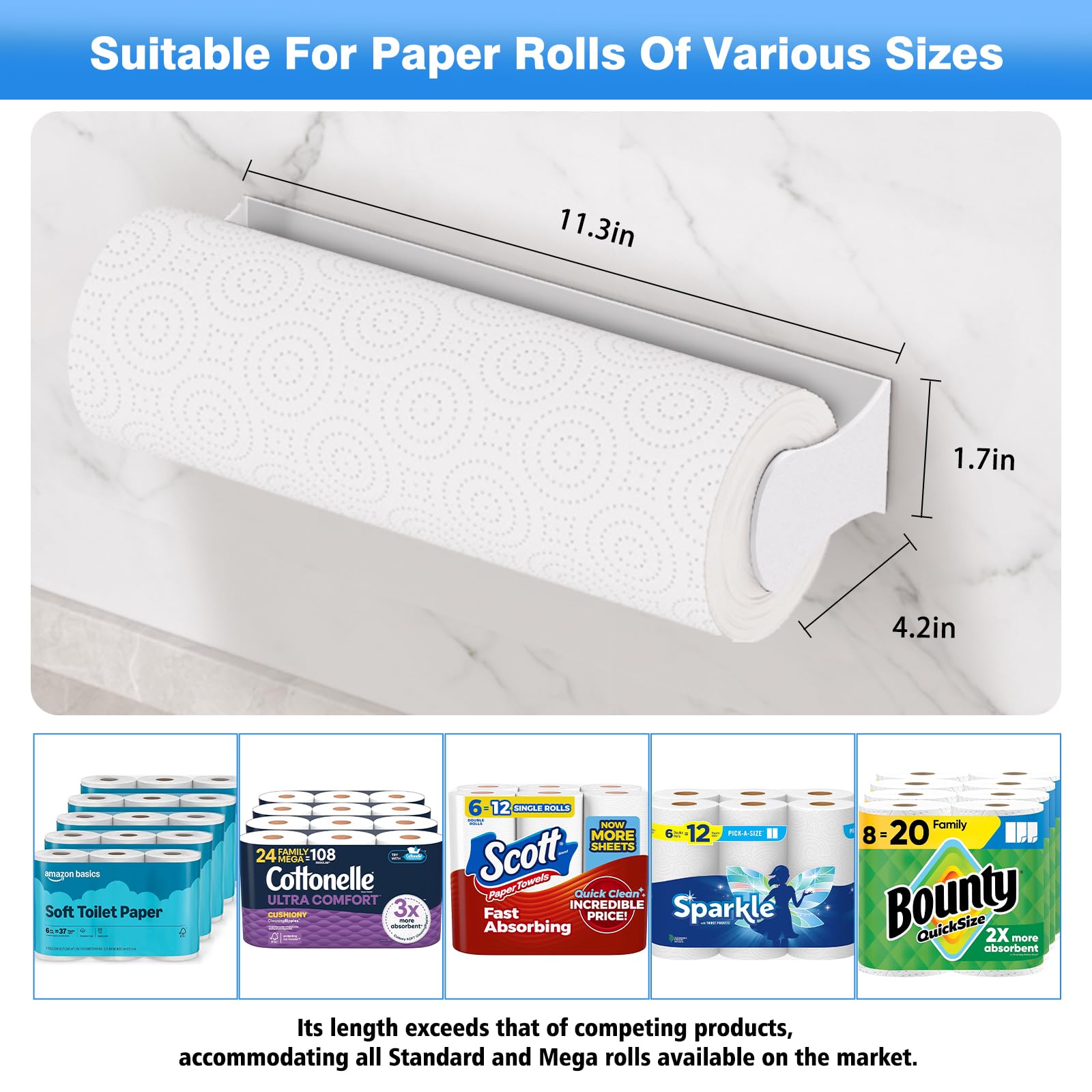 Smipam under-counter design frees counter space and keeps areas tidy