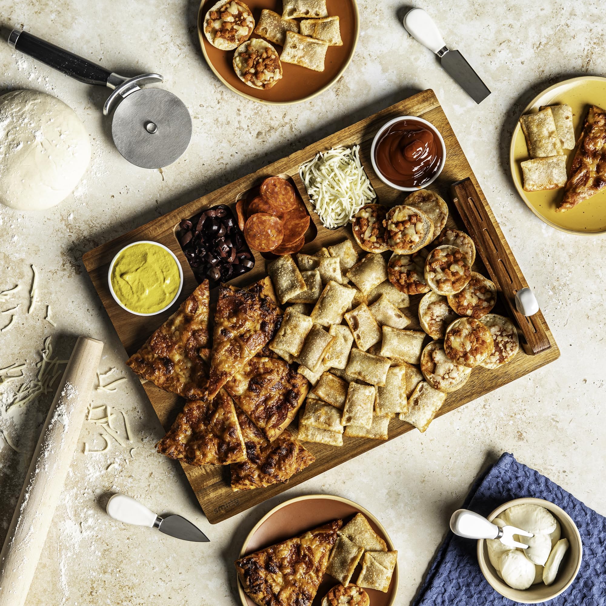 SMIRLY board with creative platter ideas for entertaining.