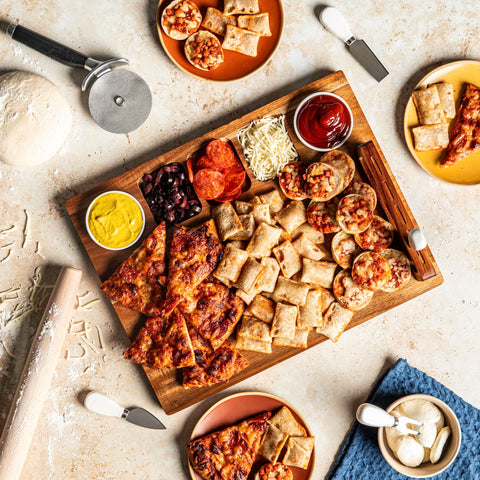 SMIRLY board with creative platter ideas for entertaining.