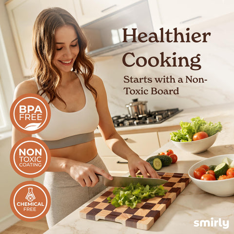 SMIRLY cutting-board holder for compact, organized storage