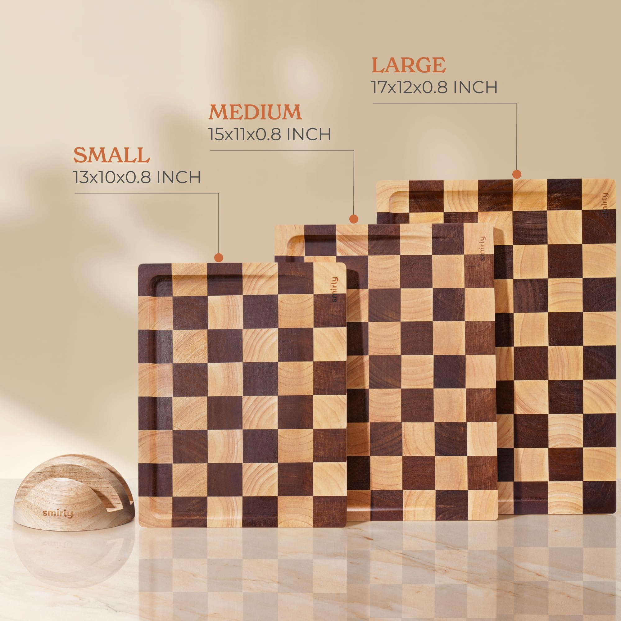 SMIRLY cutting-board with juice grooves traps liquids during prep