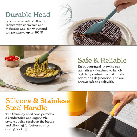 SMIRLY dishwasher-safe utensils for easy cleanup after cooking