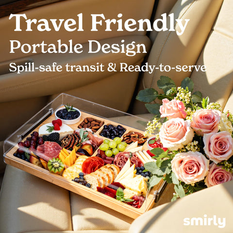 SMIRLY durable bamboo construction resists stains and wear