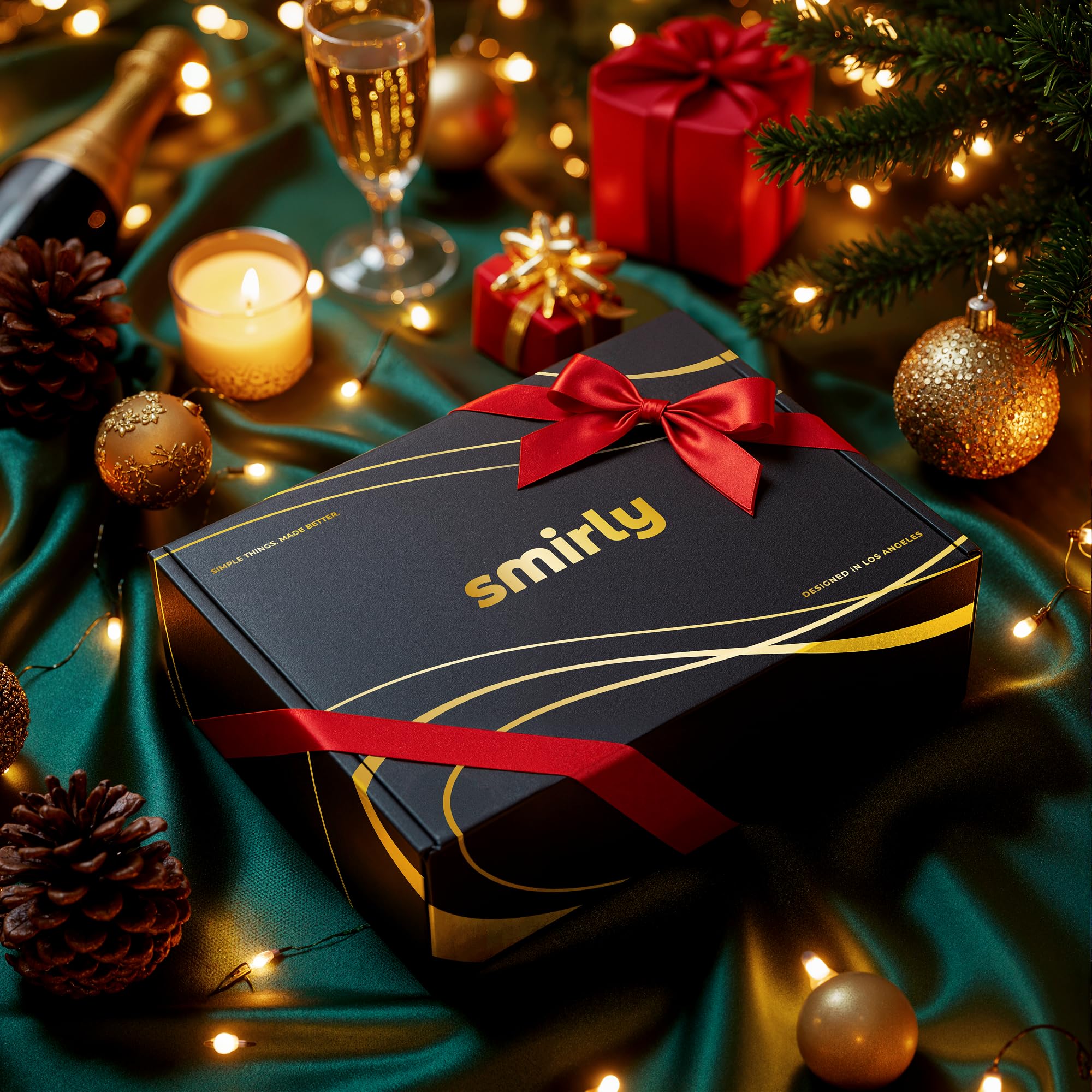 SMIRLY ergonomic handles board for easy transfer to table.