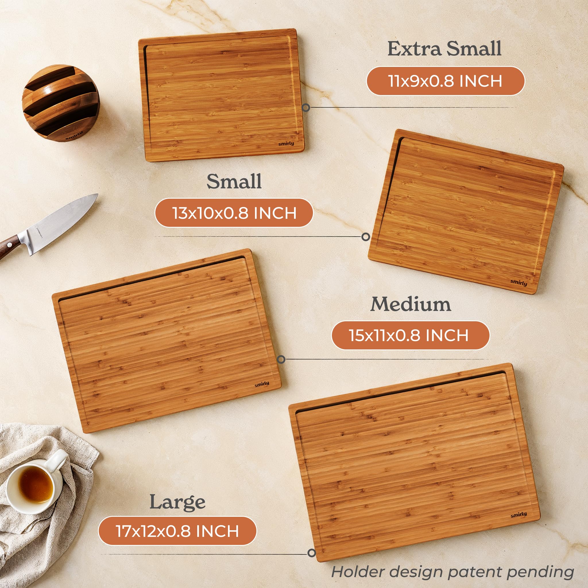 Fire-burned brown finish on SMIRLY board for warmth and durability