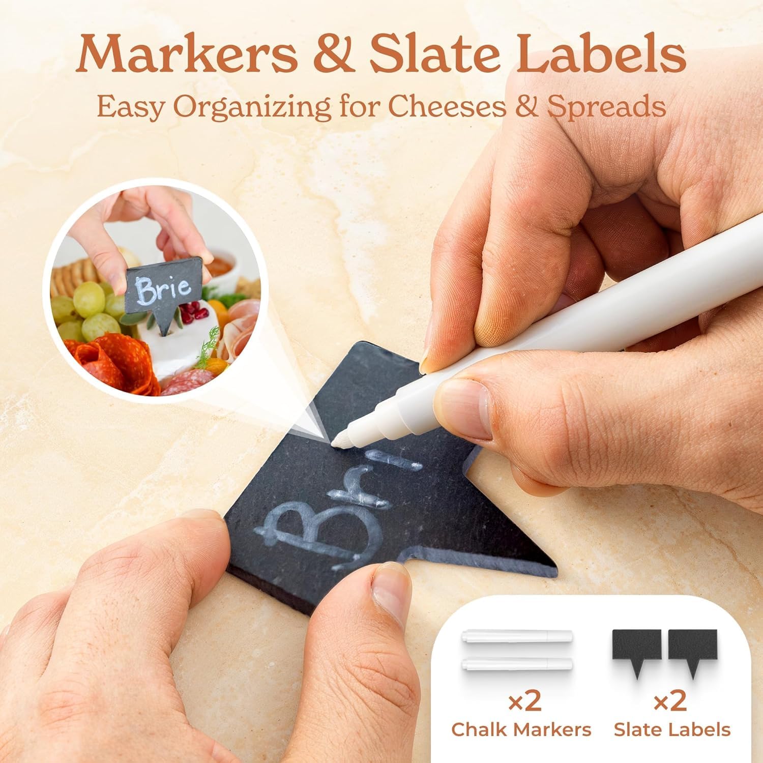 SMIRLY Board grooves for bread and cookies for organized servings