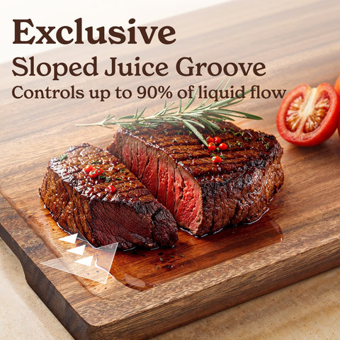 SMIRLY small walnut cutting board ideal for quick chopping tasks.