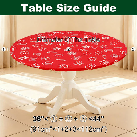 Smiry machine washable tablecloth ready for quick cleanup after dining.