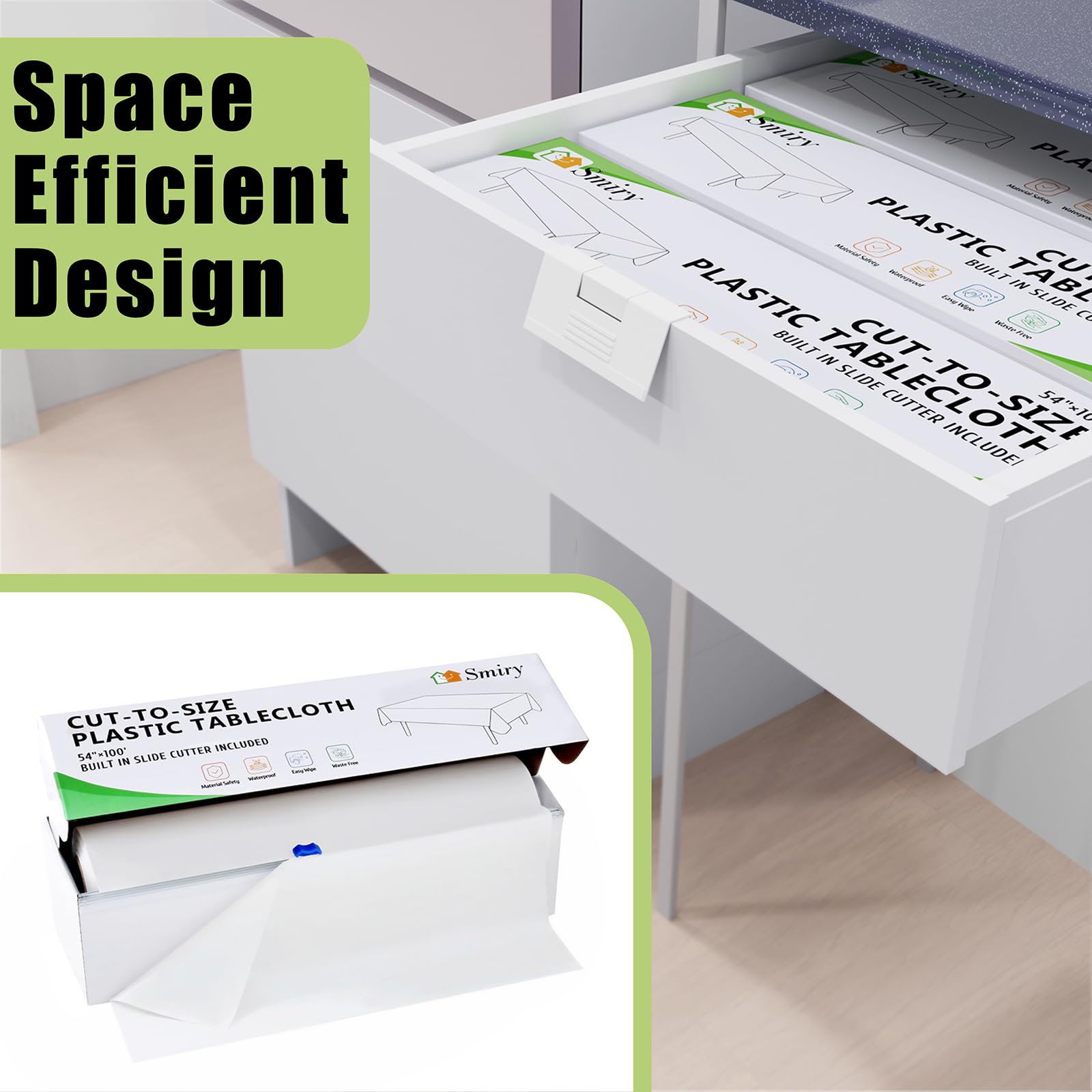 Smiry portable table cover ideal for camping and travel.