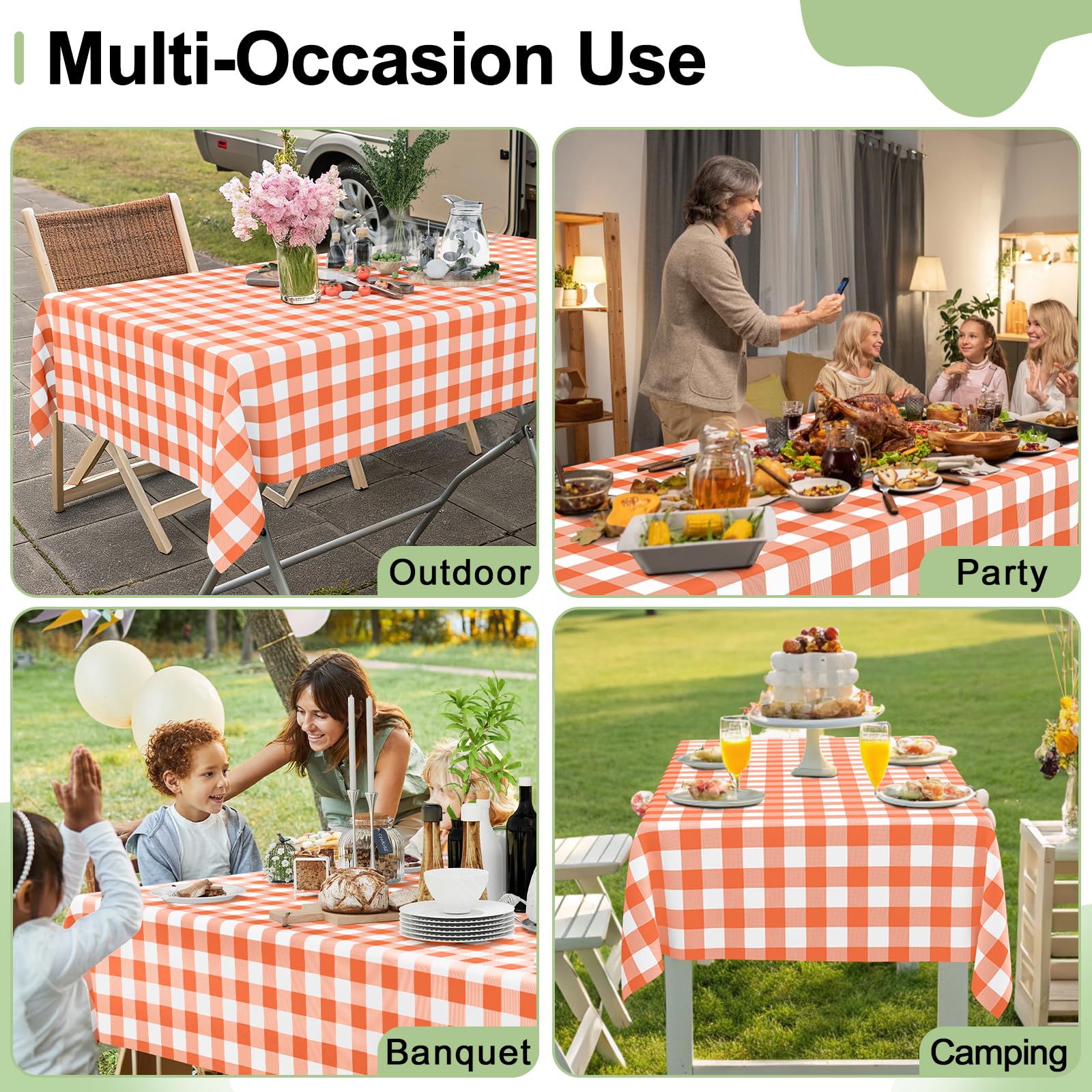 Smiry portable tablecloth pack simplifies on-the-go dining setups.
