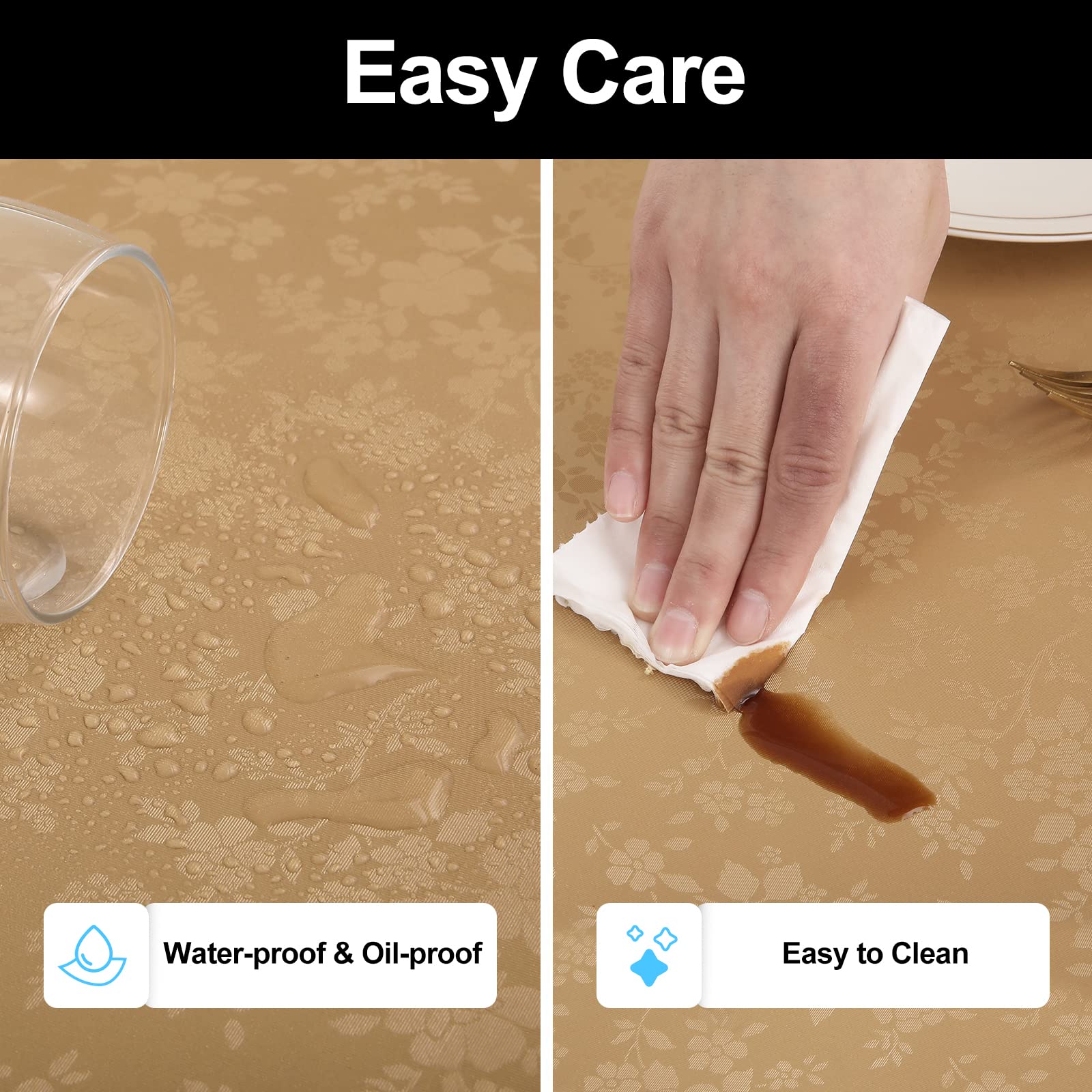 Smiry heavy-duty vinyl cover drapes neatly, reducing slips during daily use.