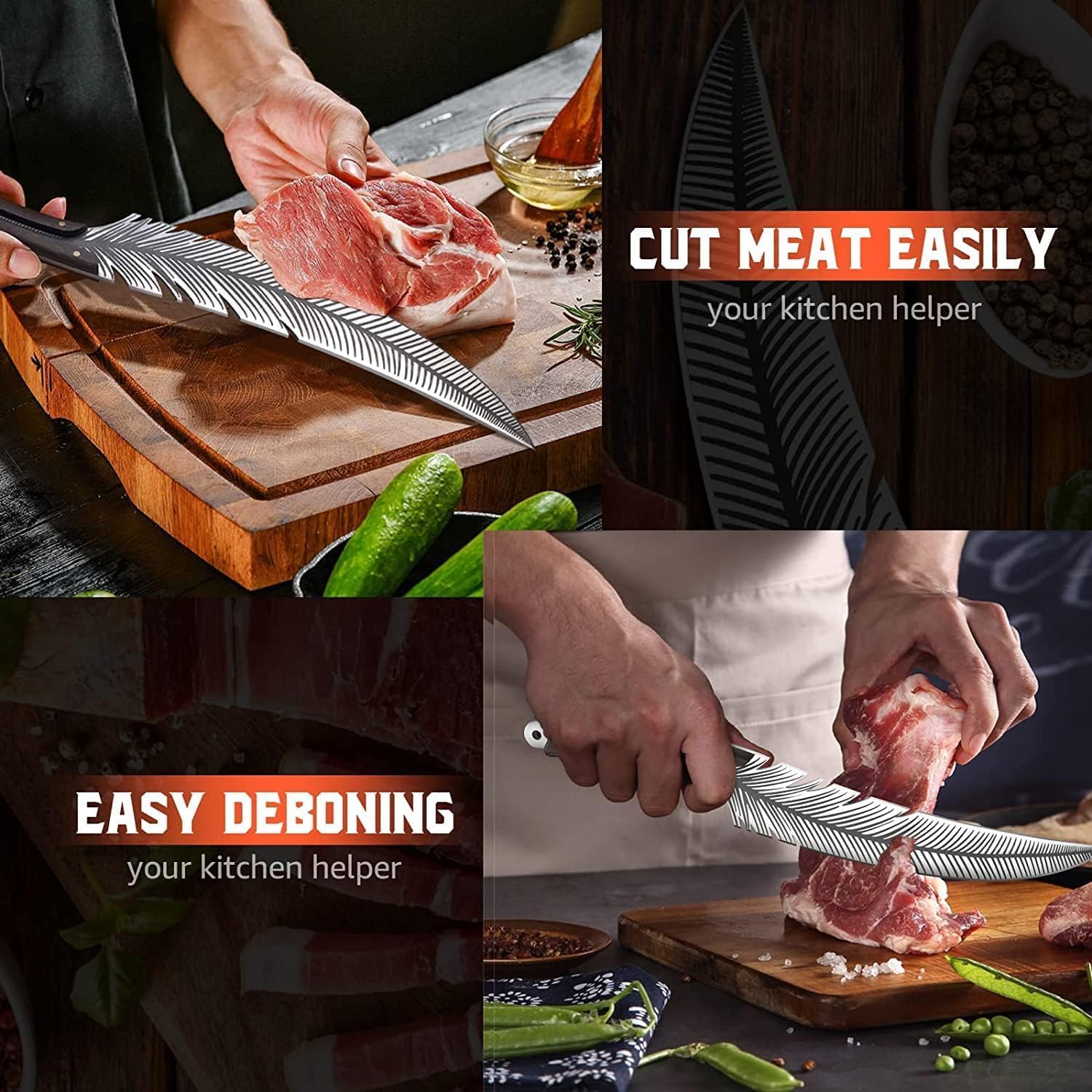 Smith Chu hand-forged knife showcasing durable Viking-inspired design