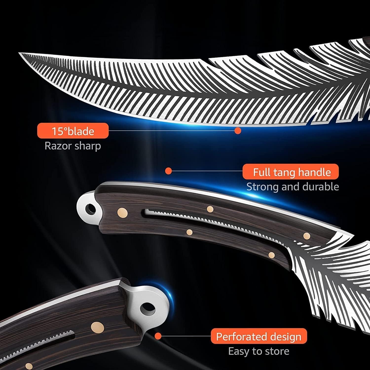 Smith Chu high-carbon steel blade close-up highlighting sharp edge