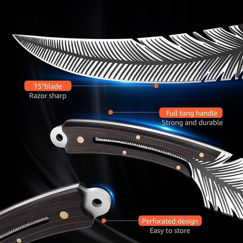 Smith Chu high-carbon steel blade close-up highlighting sharp edge