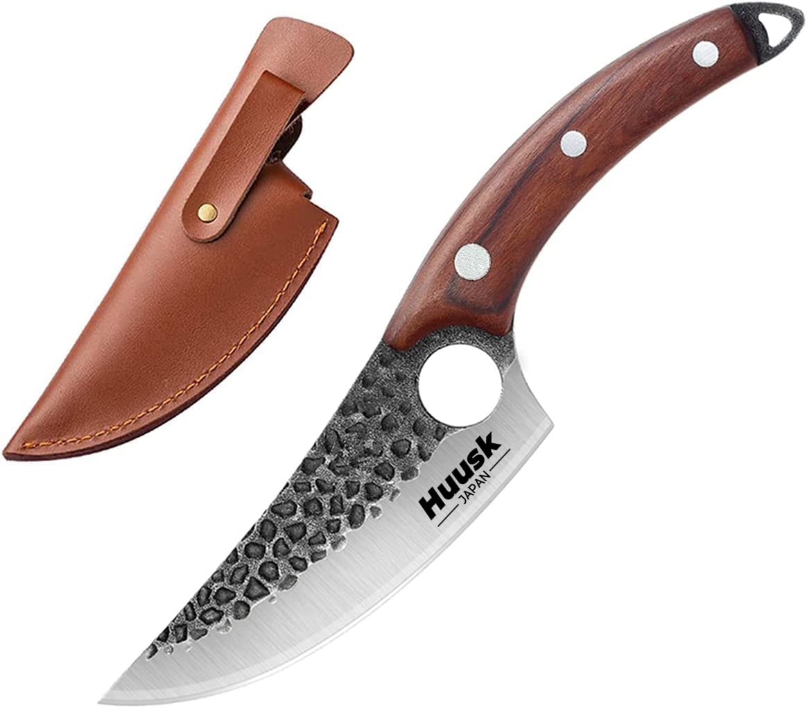 Smith Chu Viking Knife blade close-up showing a sharp edge for precise cuts.