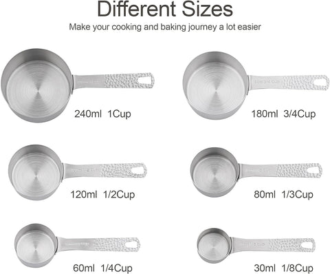 Smithcraft 1/2-cup 120ml measuring cup featuring stack-friendly round shape