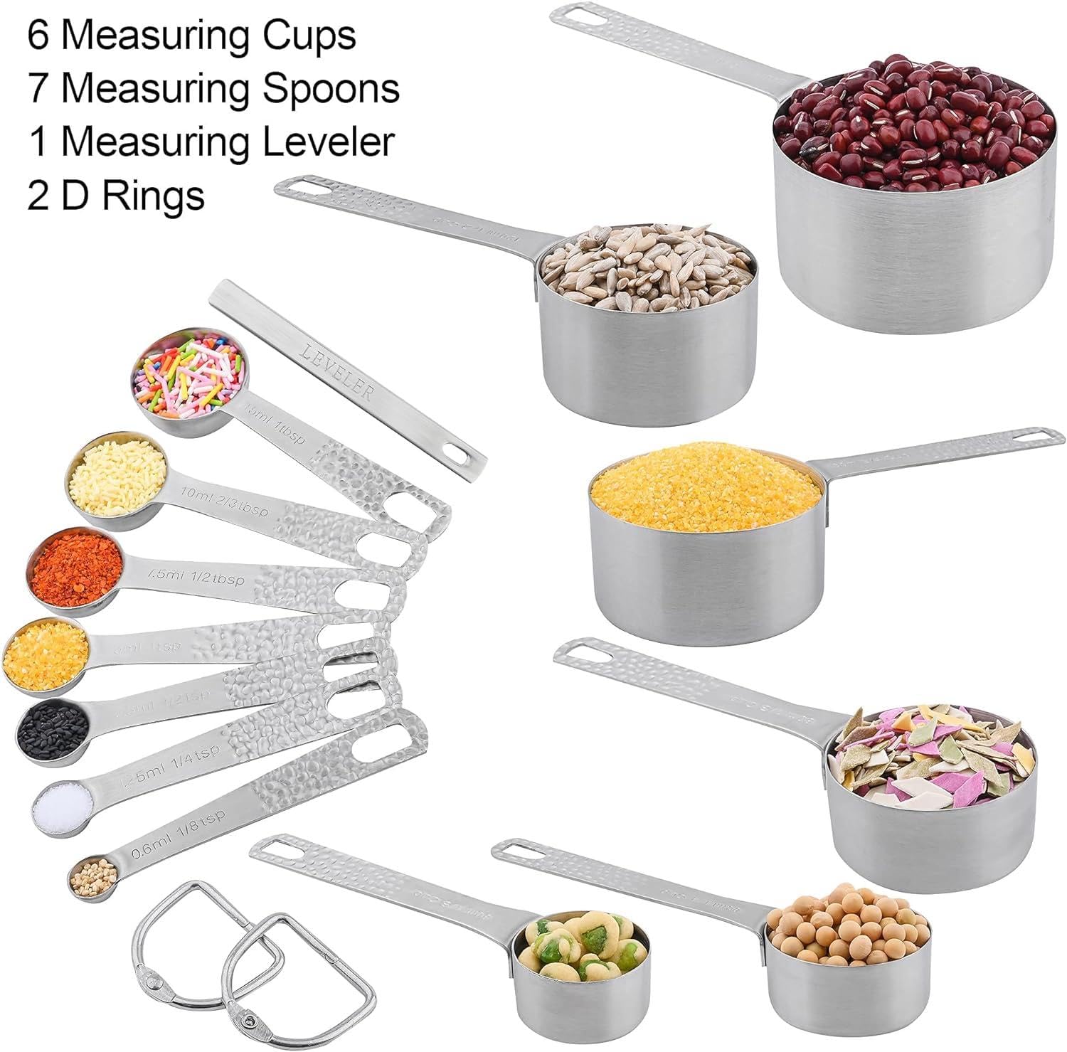 Smithcraft 1/4-cup 60ml measuring cup with easy-to-read engravings