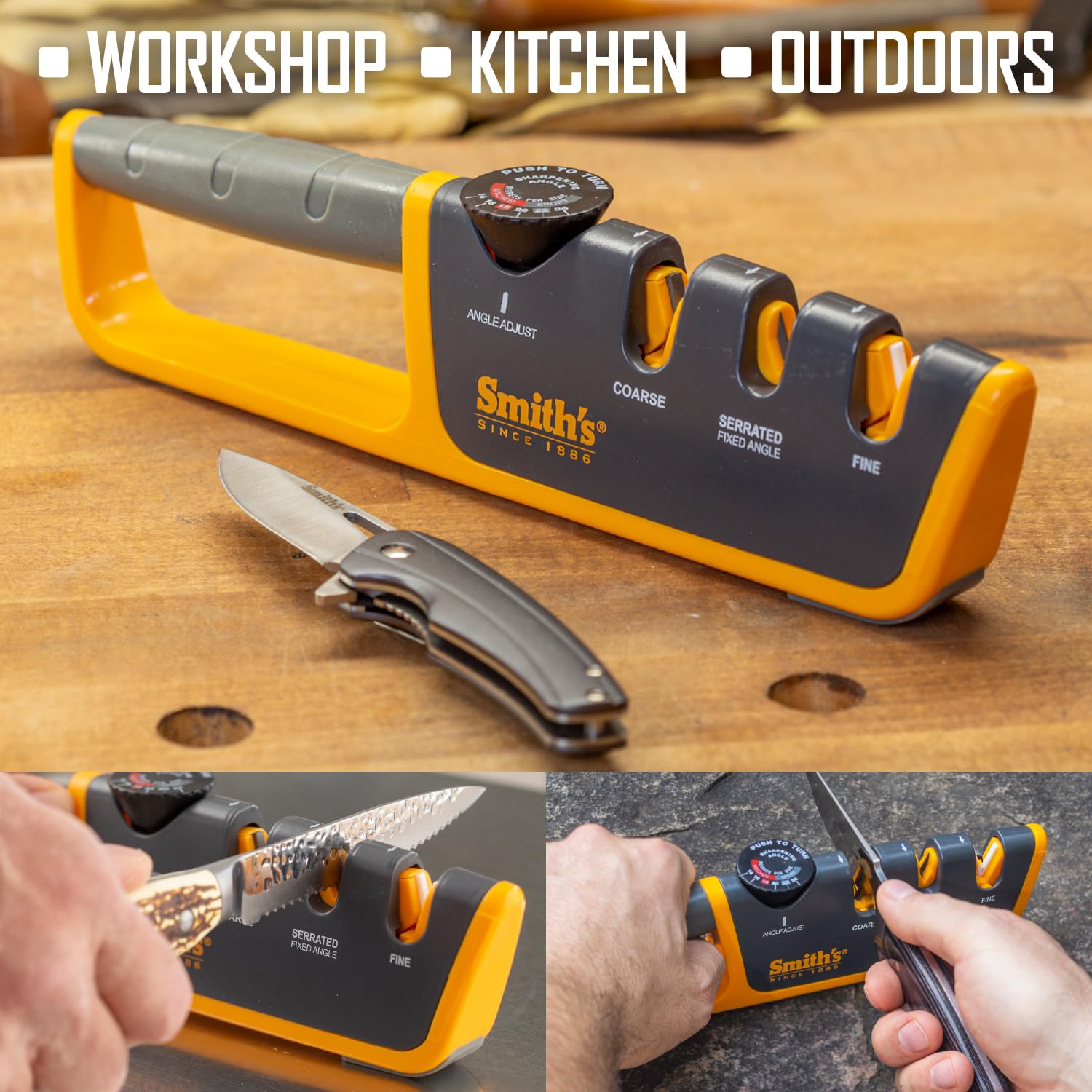 Compact outdoor-ready design fits tackle box or pack