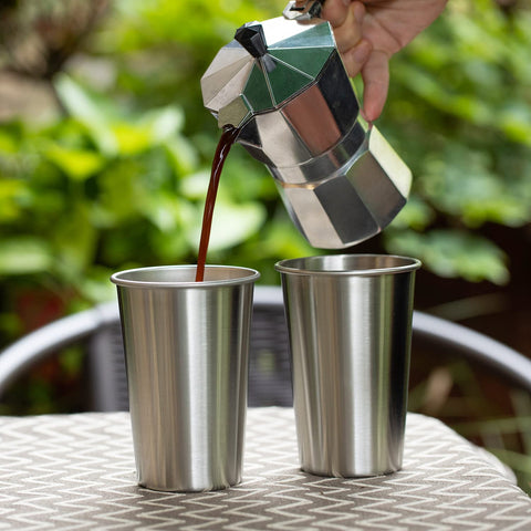 SMLIXE scratch-resistant stainless steel cups withstand daily use