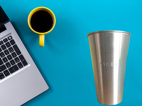 SMLIXE stackable pint cups save cabinet space