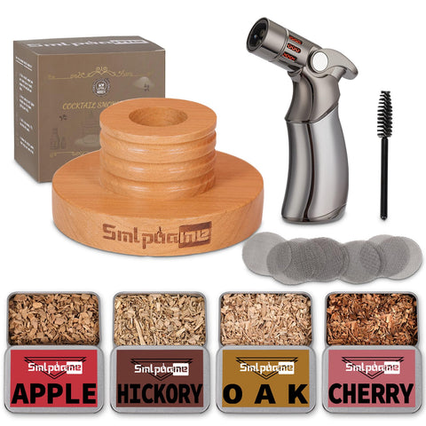 Smlpuame whiskey smoker kit with torch for bold cocktails