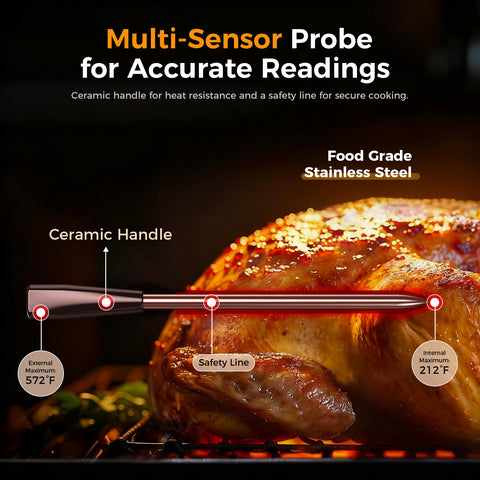 SMNQIUA app control interface enables guided cooking alerts and step-by-step recipes