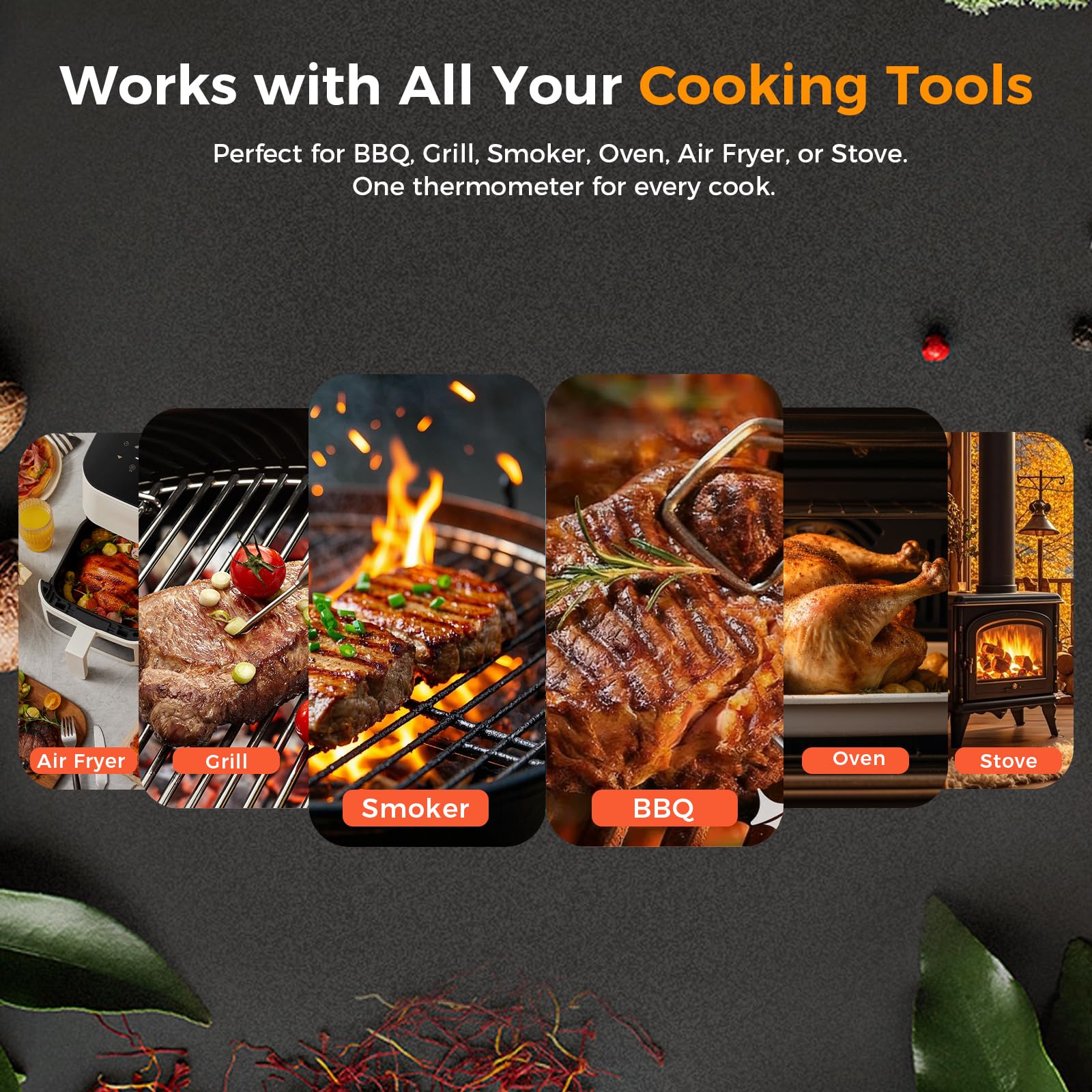 SMNQIUA durable and dishwasher-safe probe for easy cleanup and repeated use