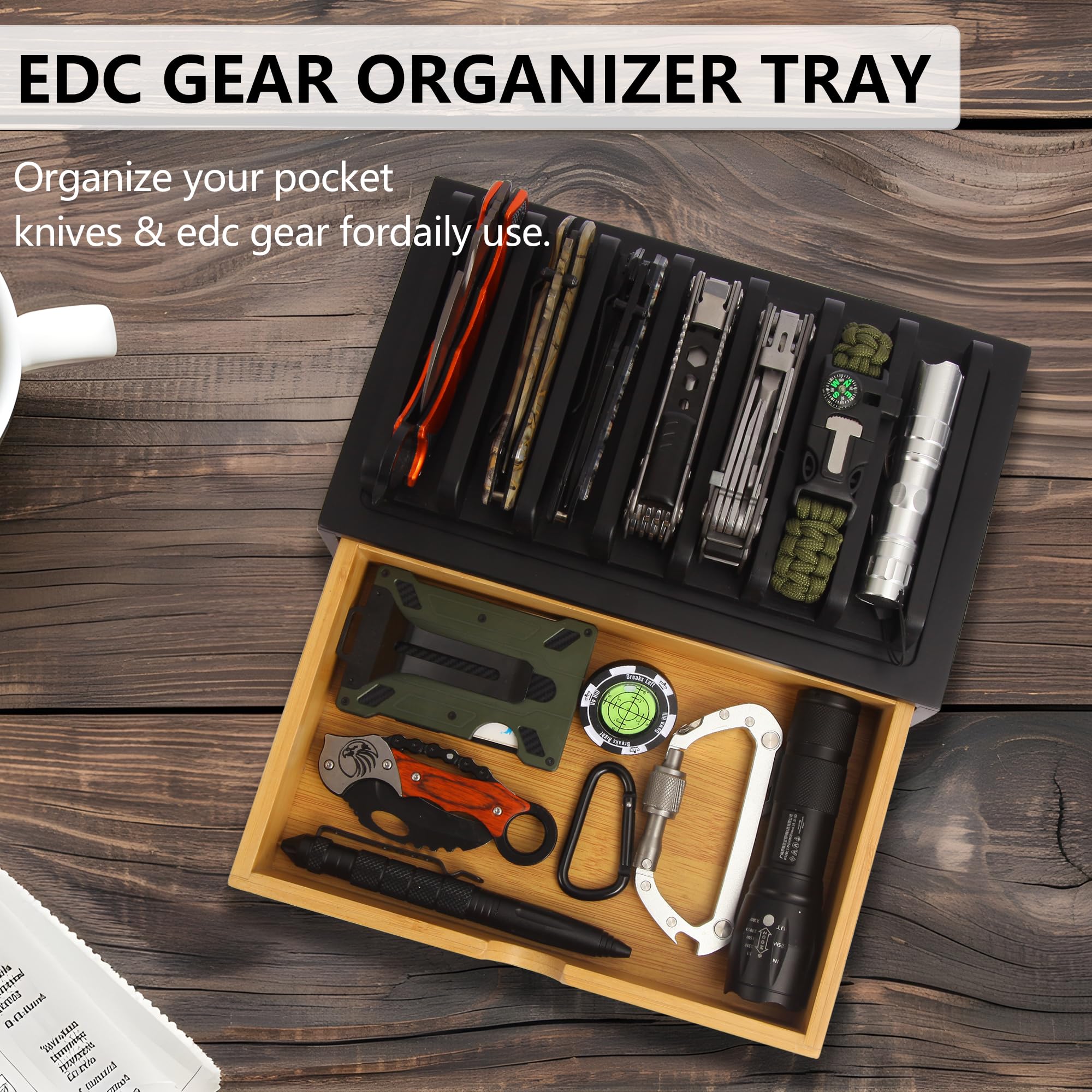 smocchy EDC gear storage fits multi-tools and pens efficiently