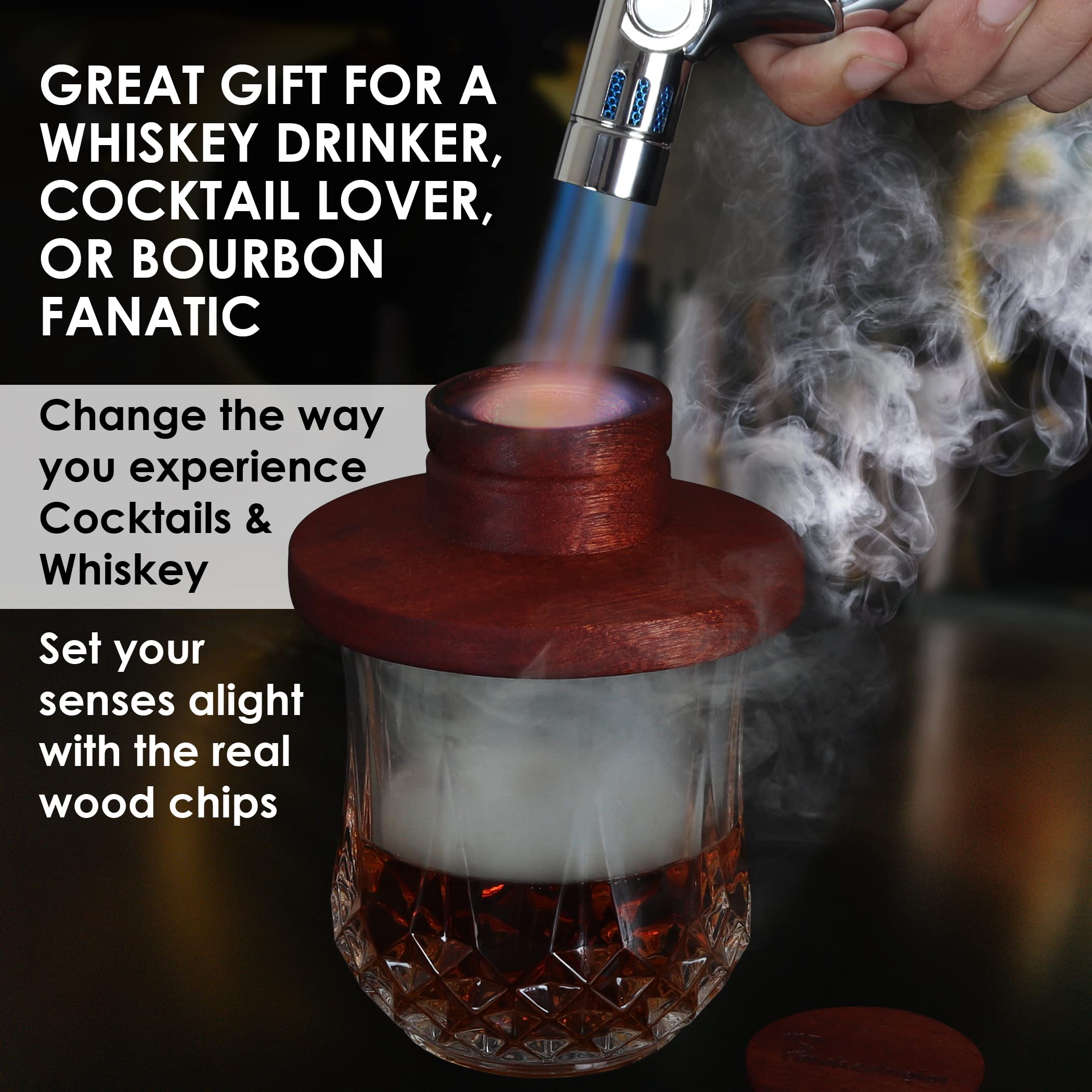 Smokeologist natural wood flavors collection offers versatile, rich smoke for cocktails and whiskey.