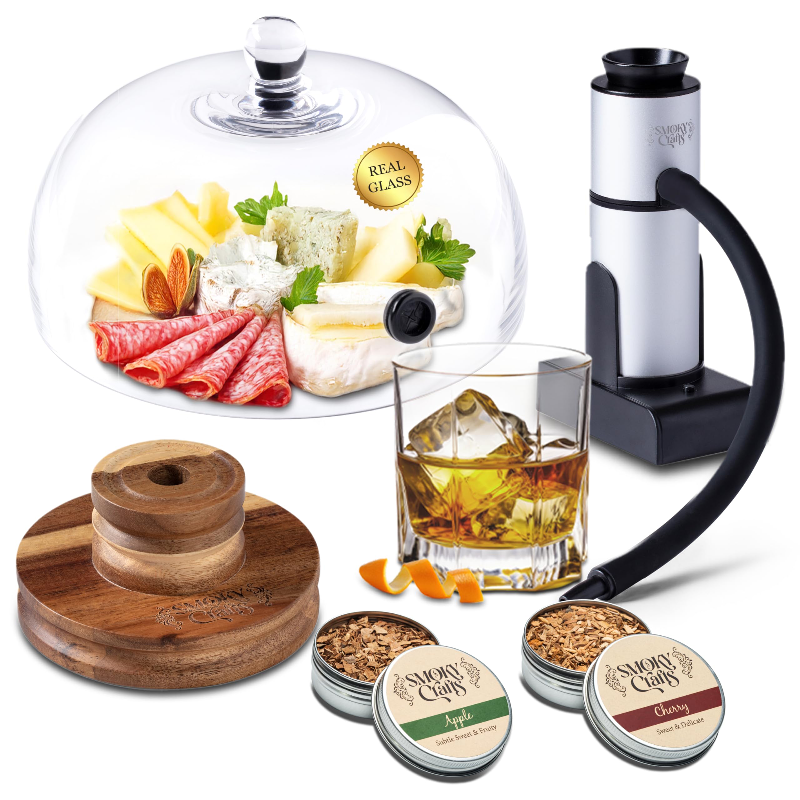 Smoky Crafts Smoke Gun for cocktails adds rich aroma to drinks