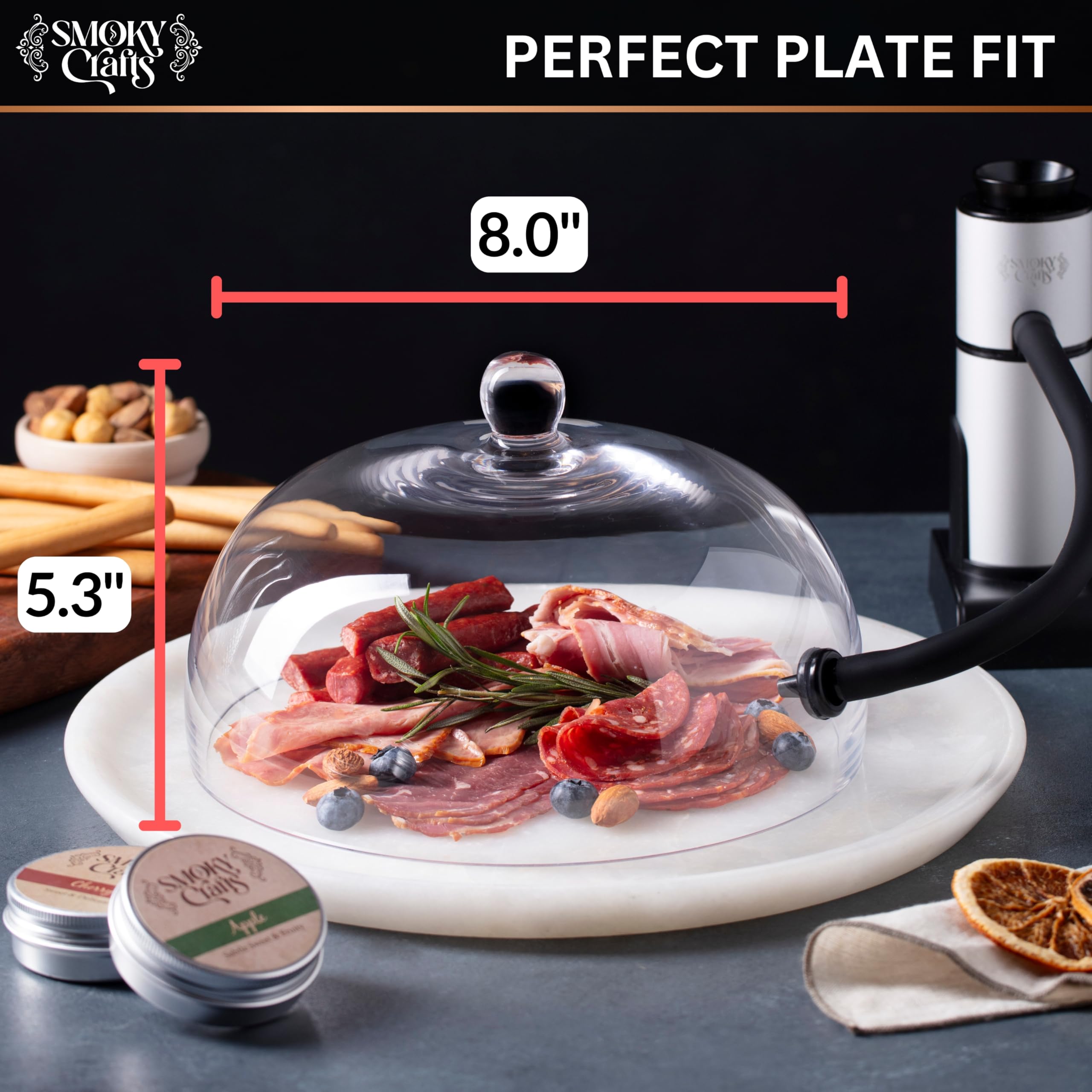 Smoky Crafts Stainless steel mesh ensures even smoke distribution