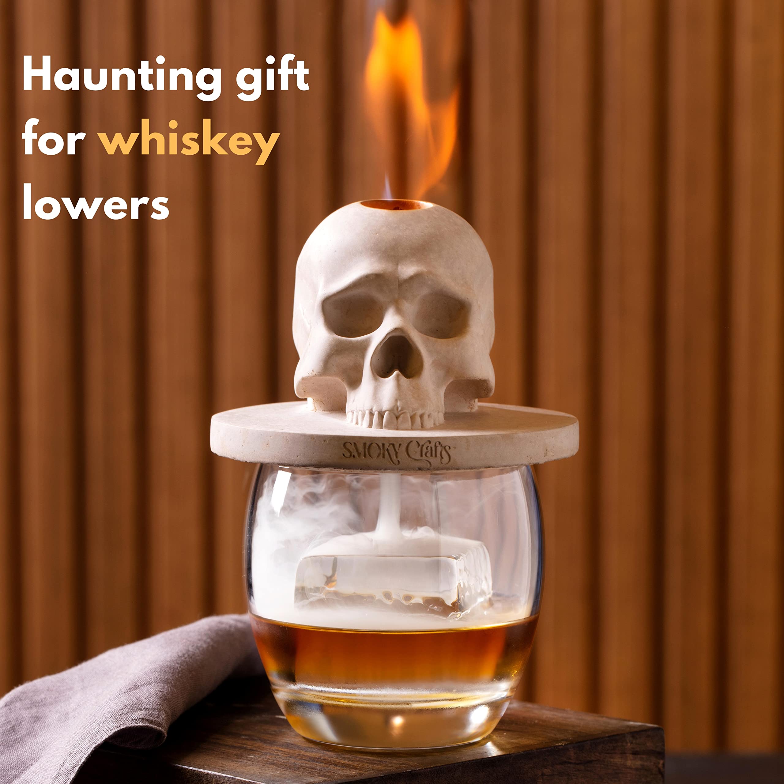 Smoky Crafts Apple wood chips enhance fruity notes in drinks.