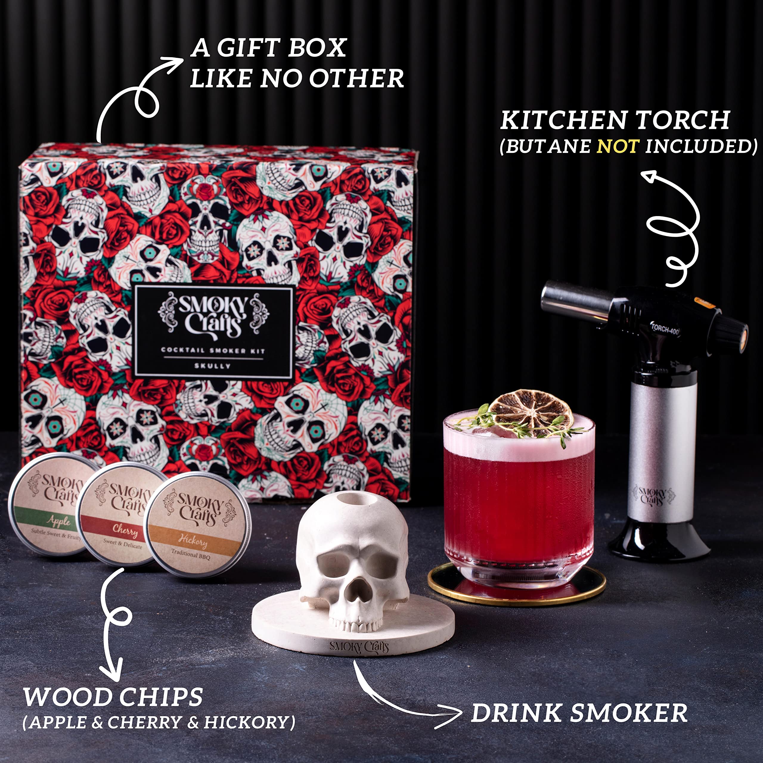 Smoky Crafts Cherry wood chips deliver bold, sweet smokiness.