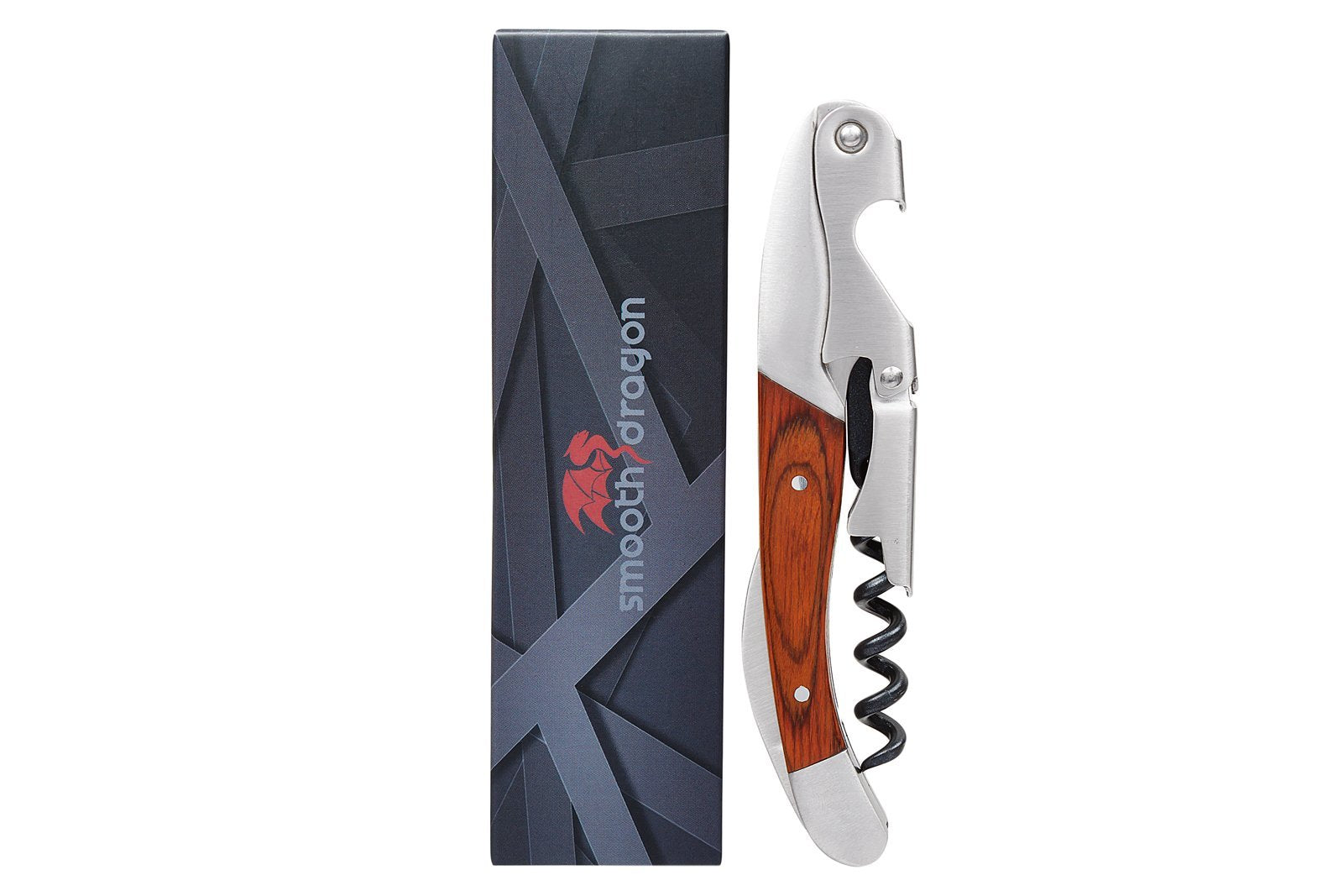 Smooth Dragon rosewood and stainless aesthetic complements modern kitchens.
