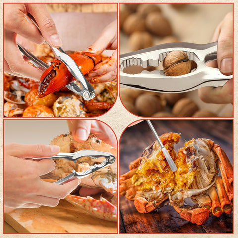 SmoothNovelty crab hammers offer controlled leverage for cracking tough shells