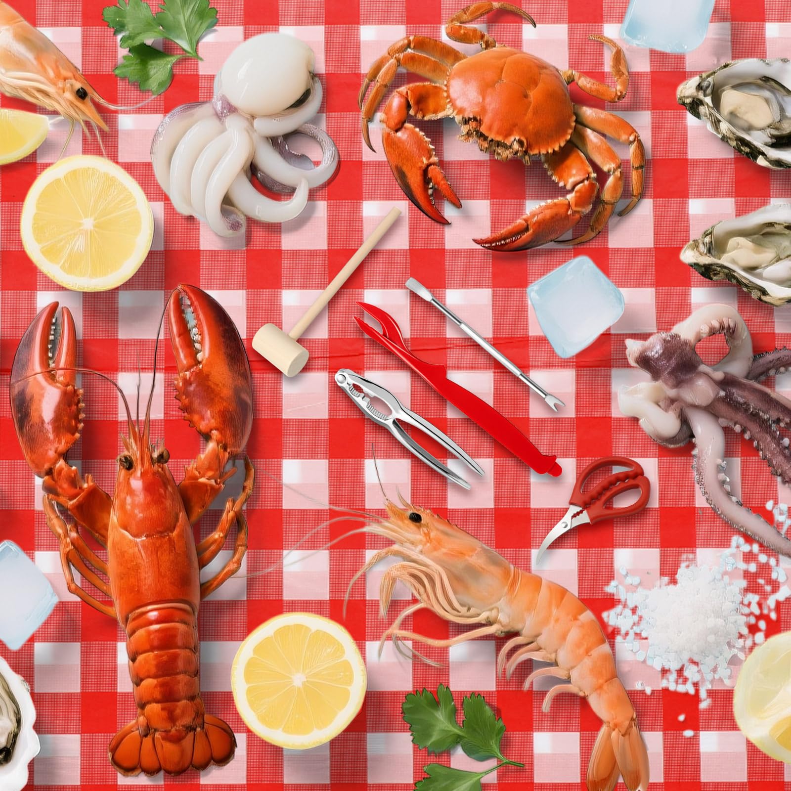 SmoothNovelty plastic lobster shellers provide safe, clean shell removal at gatherings