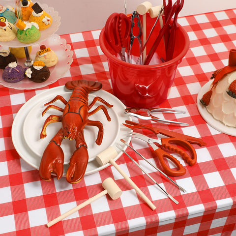 SmoothNovelty shellfish forks deliver sturdy stainless steel support for effortless eating