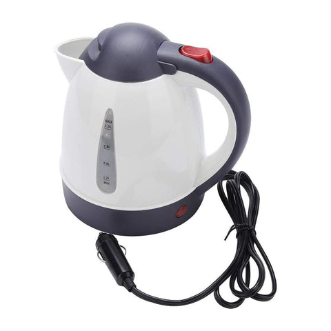 Smowfes 12V car kettle for easy hot water on the road during travel.