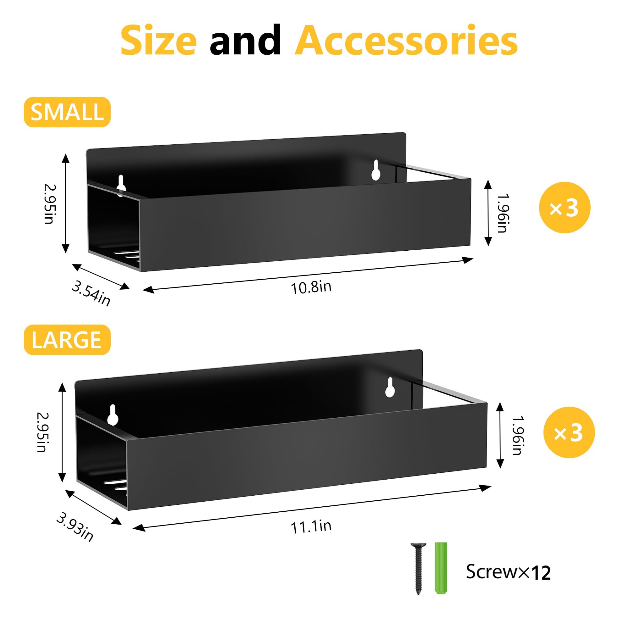 SMRCAD 6-pack spice rack on-fridge keeps bottles organized and within reach.
