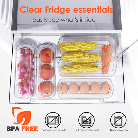 SMRCAD fridge-bin drain tray demonstrates water separation to help keep produce looking fresh.